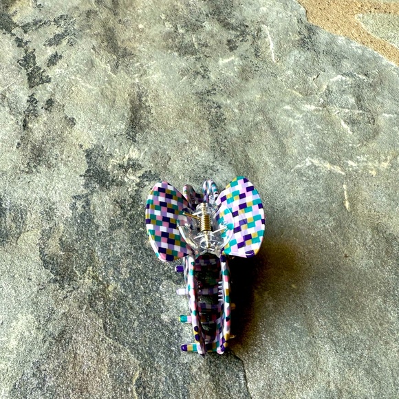 New🌟Free People checked Claw Clip - Picture 2 of 2